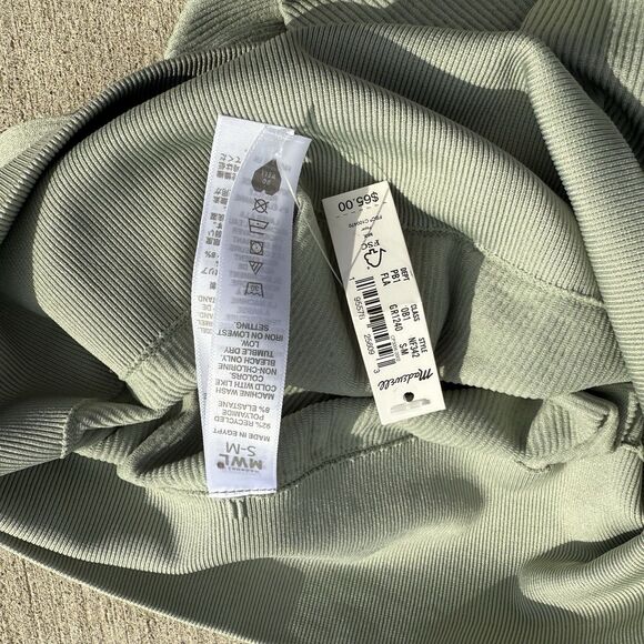 Madewell MWL seamless ribbed leggings 7/8 Forgotten Landscape NWT $65 S-M NF342 - Picture 6 of 7